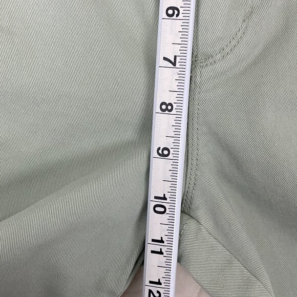 Gloria Vanderbilt Amanda Capris 2LOT Green and Beige Size 6 - Picture 9 of 11